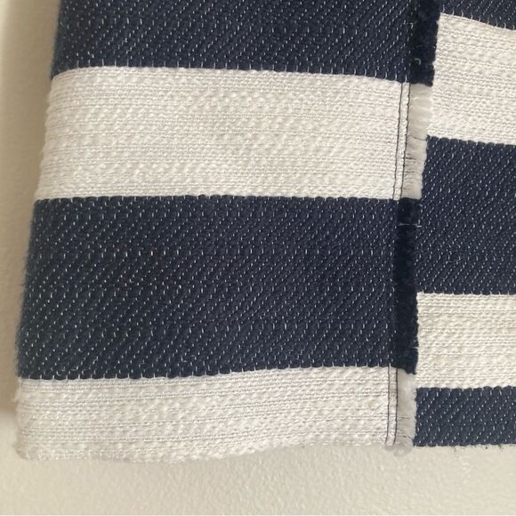 LOFT Women's 00 Navy and White Mini Skirt - Picture 2 of 7